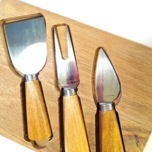 Italian Brandani 4 Pc Cheese Knife Set